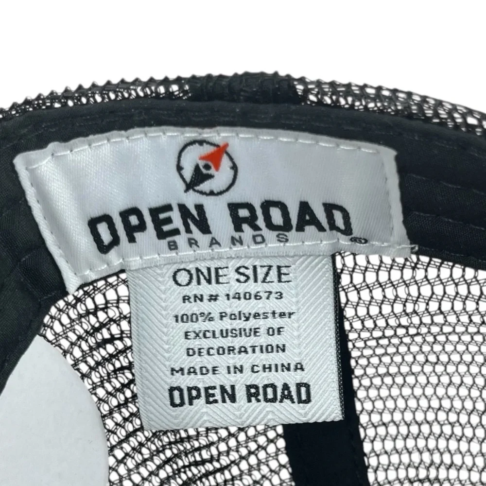 Open Road VW Bus Trucker Hat One Size Multicolor Mesh‎ Snapback NWT